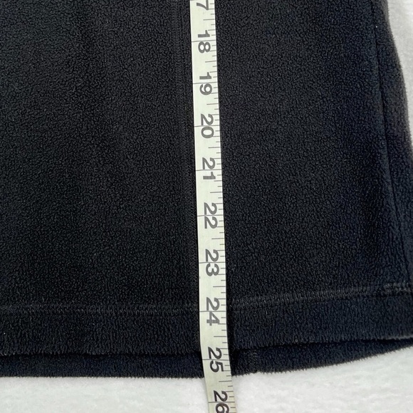 L.L. BEAN Women's Black Fleece Quarter Zip Pullover Jacket Gorpcore Cozy Size XS - Picture 10 of 11